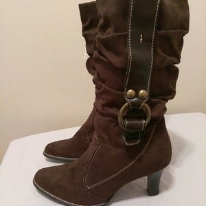 Predictions Brown Boots Sz 10 wide